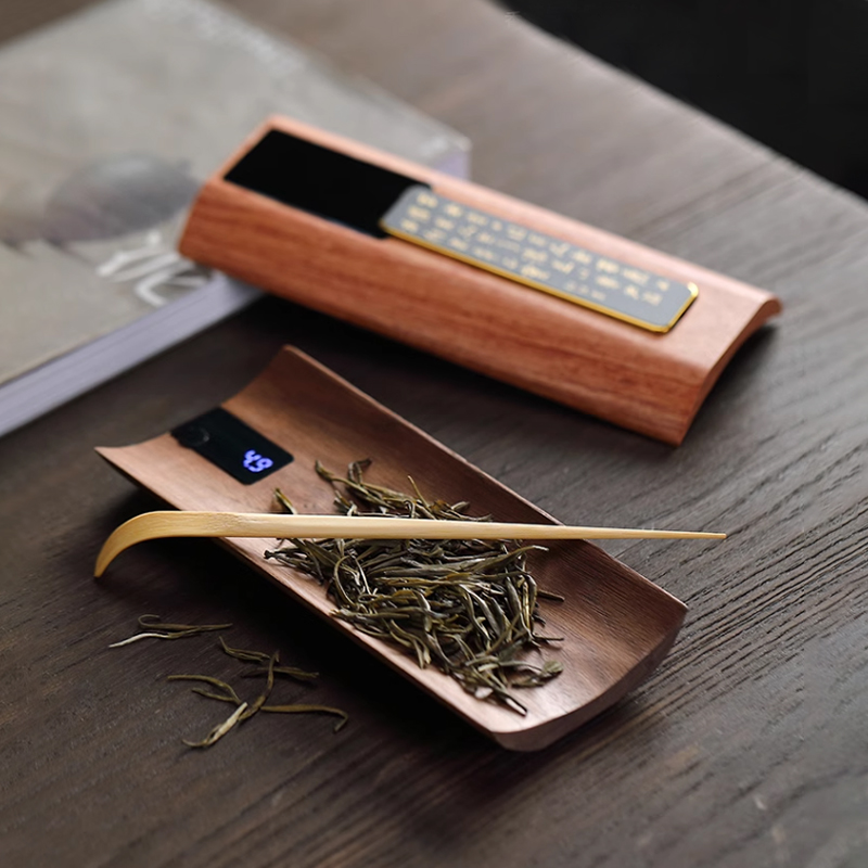 Digital Kitchen Scale - Wu Liang Solid Wood Electronic Tea