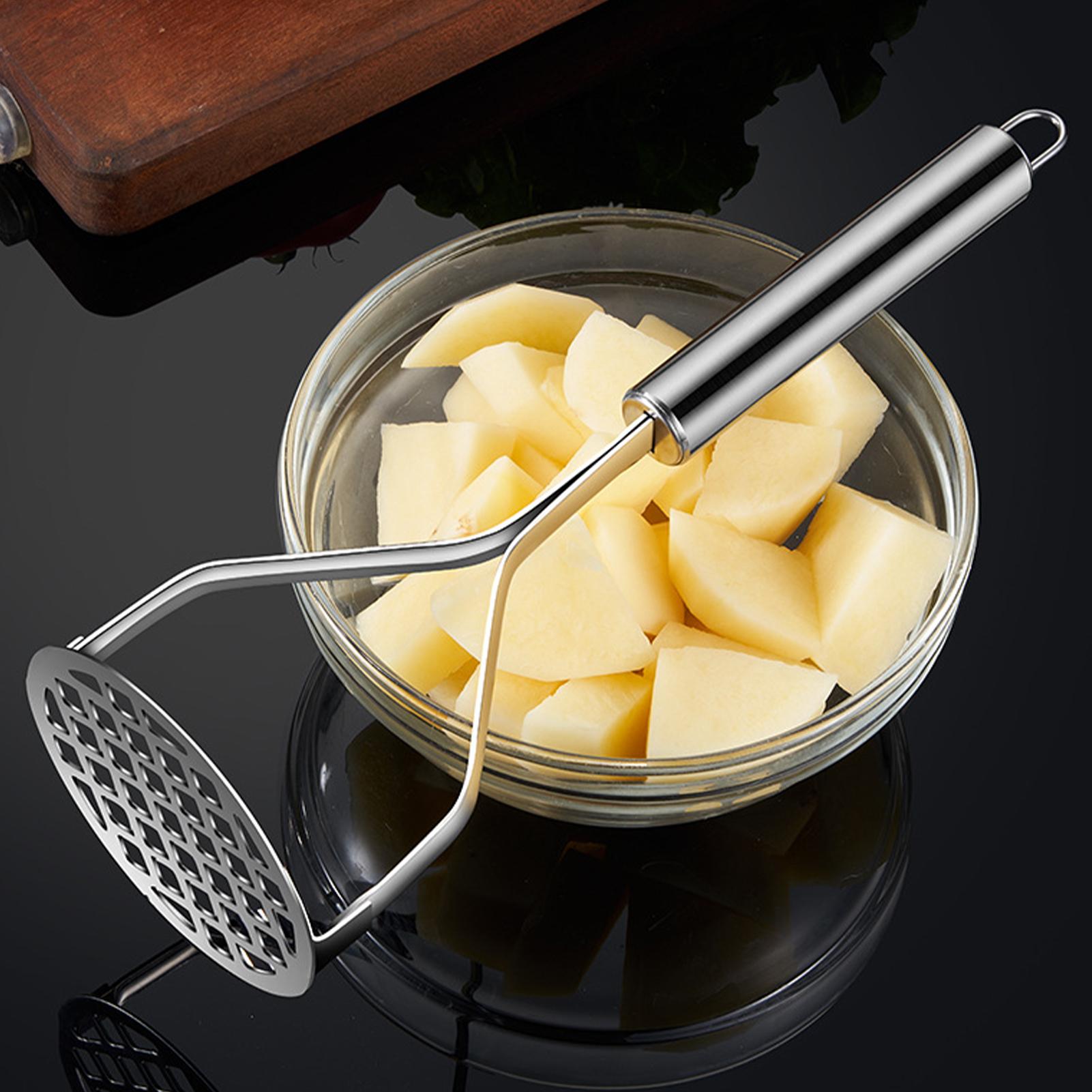 Kitchen Gadgets Kids - Manual Stainless Steel Potato Masher Fruit
