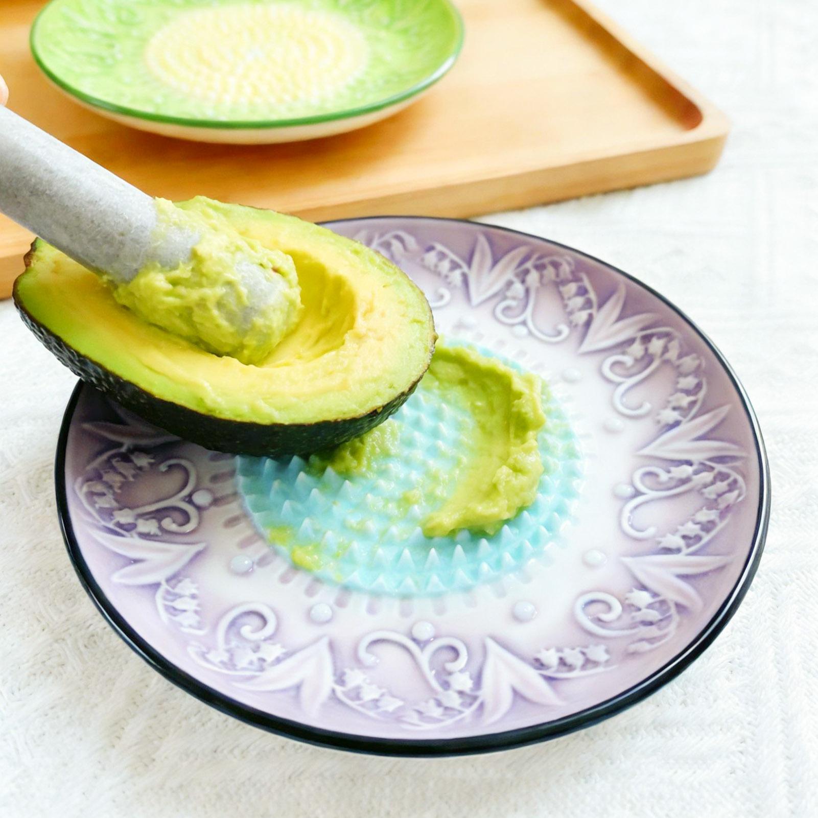 Kitchen Gadgets For Small Kitchens - Garlic Grater Plate Ceramic Handheld Small