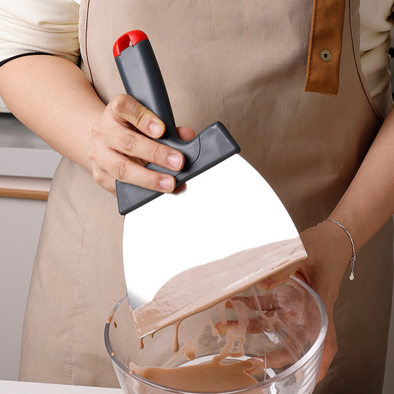Kitchen Gadgets Everyone Needs - Stainless Steel Dough Scraper Coating Spatula