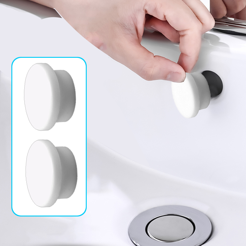 Kitchen Gadgets Website - 2/4/8PC Bathroom Rubber Wash Basin Overflow