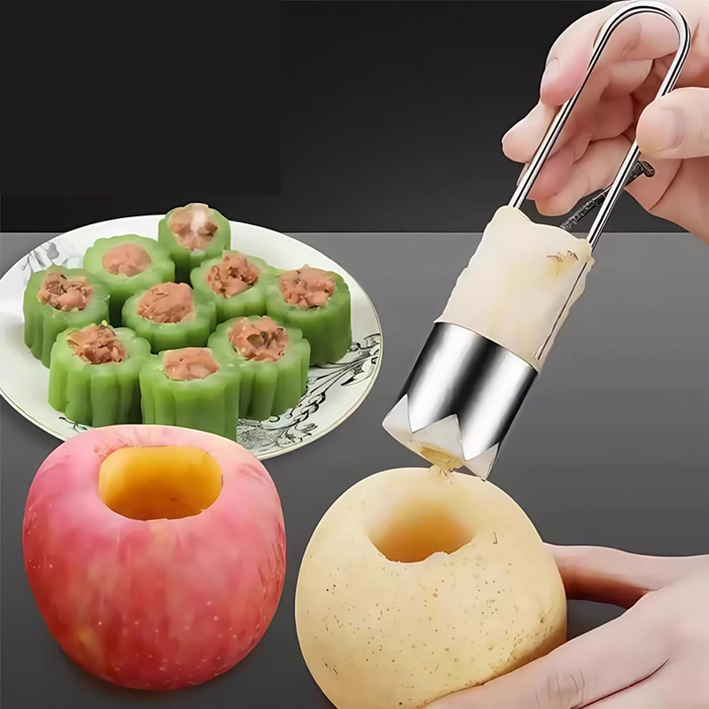 Stainless Steel Fruit Core Rem - Vegetable Kitchen Gadgets ulasan dan harga