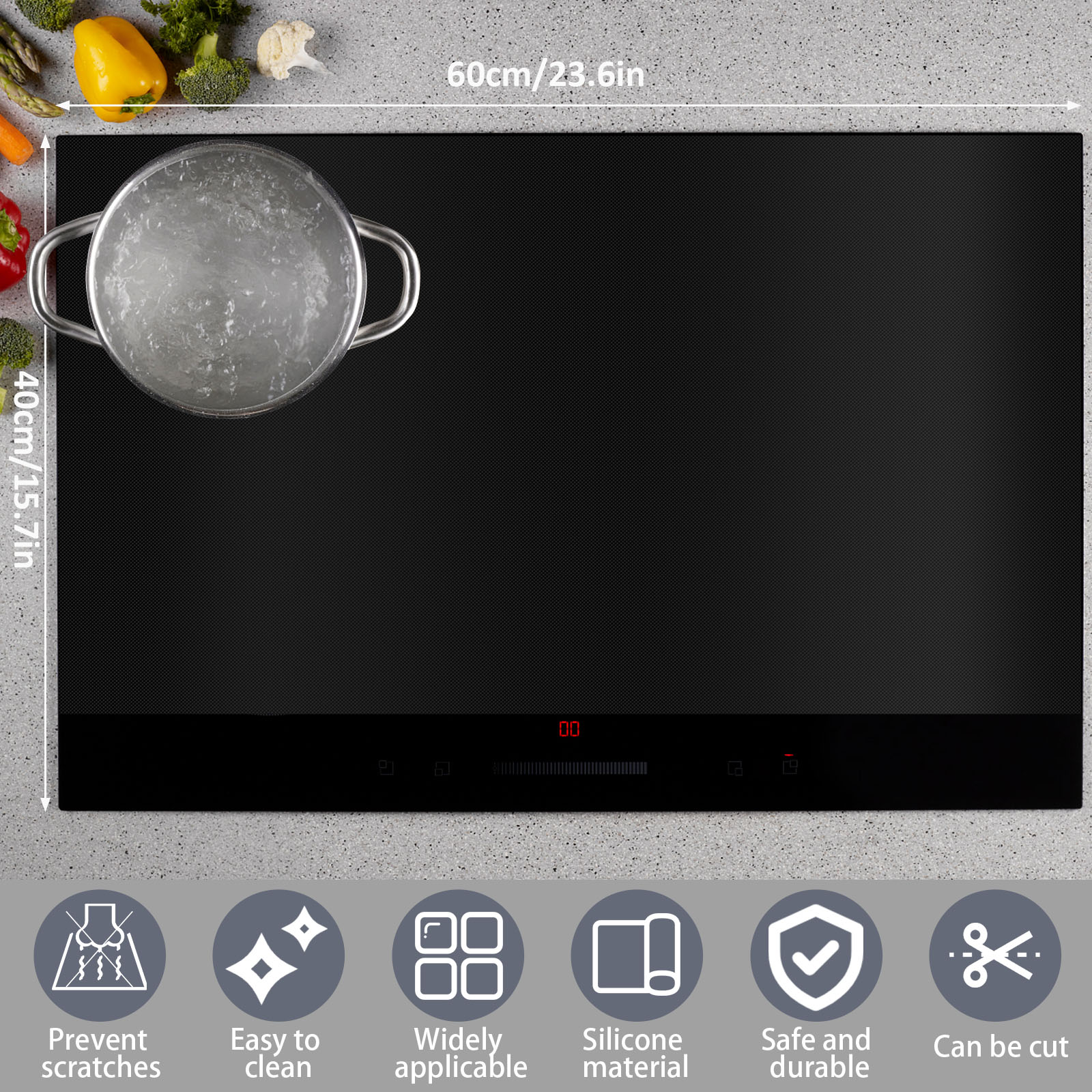Induction Cooker Cover Silicon - Kitchen Gadgets Everyone Needs ulasan dan harga