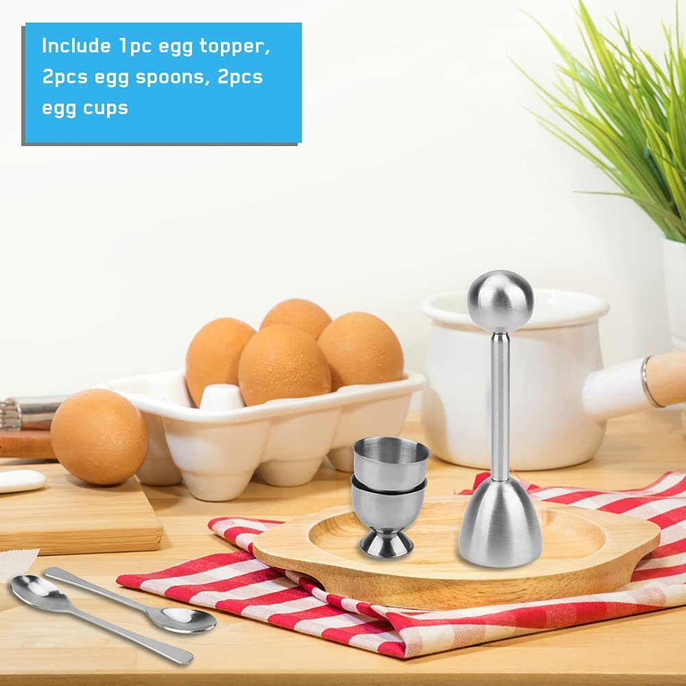 LMETJMA Egg Cracker Topper Set - Egg Separator Tool ulasan dan harga