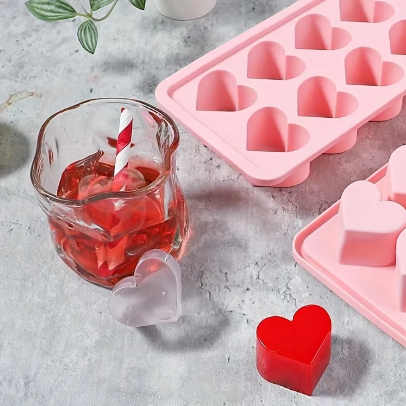1pcs Heart-shaped Ice Cube Mol - Kitchen Gadgets Needed ulasan dan harga