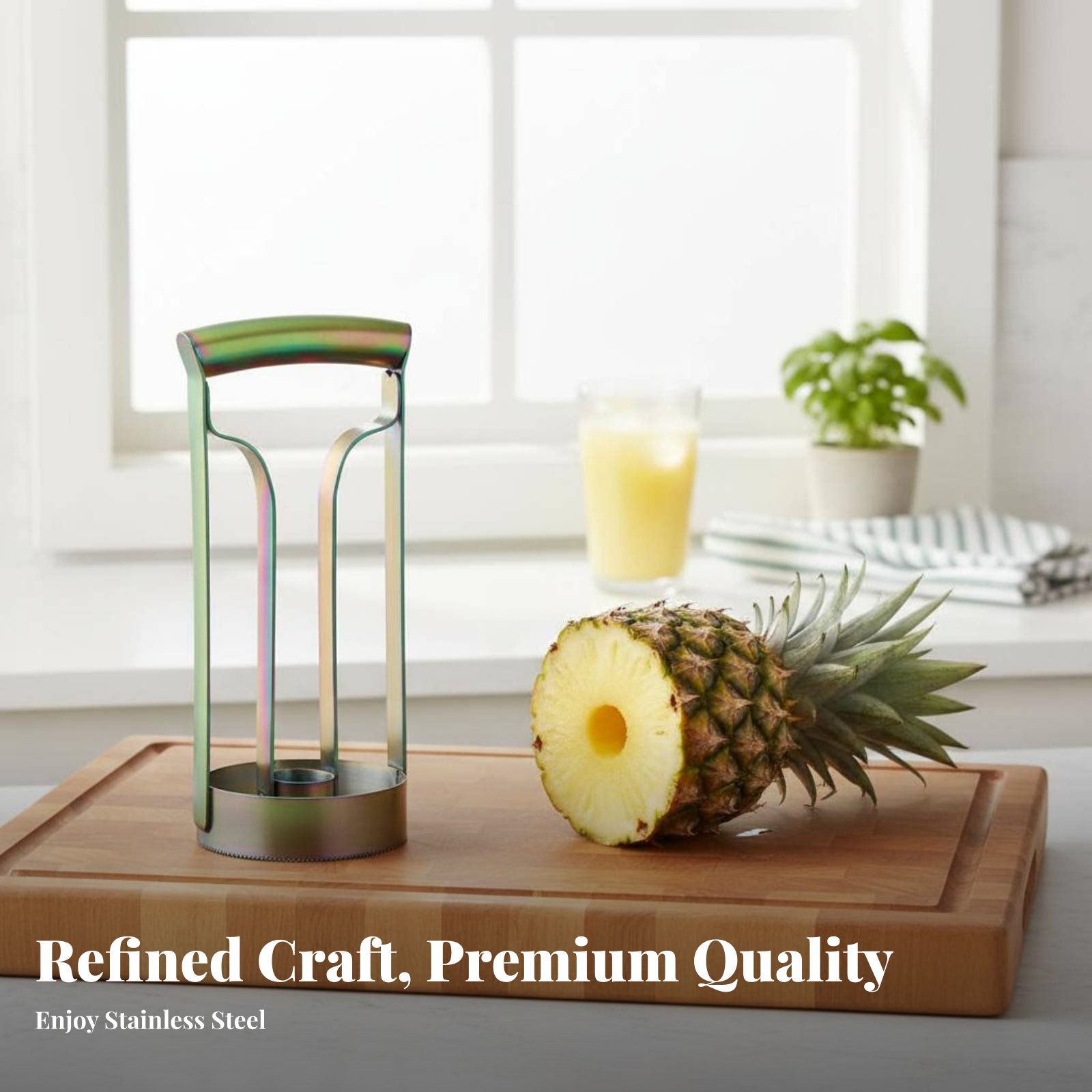 Stainless Steel Pineapple Cutt - Vegetable Kitchen Gadgets ulasan dan harga