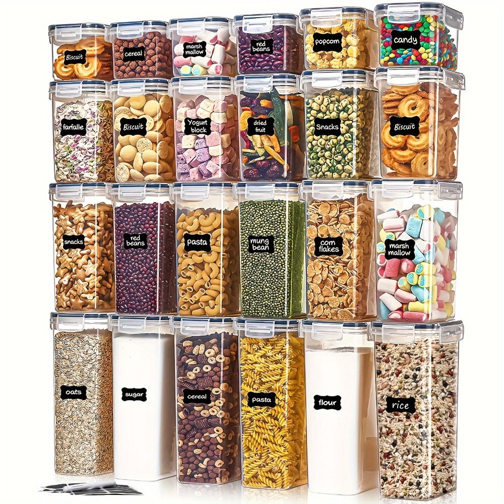 24Pcs Food Storage Containers  - Kitchen Gadgets Everyone Needs ulasan dan harga