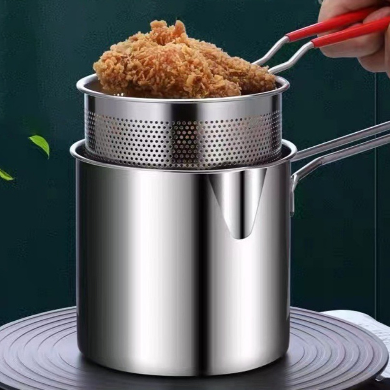 304 Stainless Steel Deep Fryer - Kitchen Gadgets For Arthritic Hands ulasan dan harga