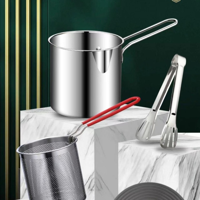 304 Stainless Steel Deep Fryer - Kitchen Gadgets For Arthritic Hands ulasan dan harga