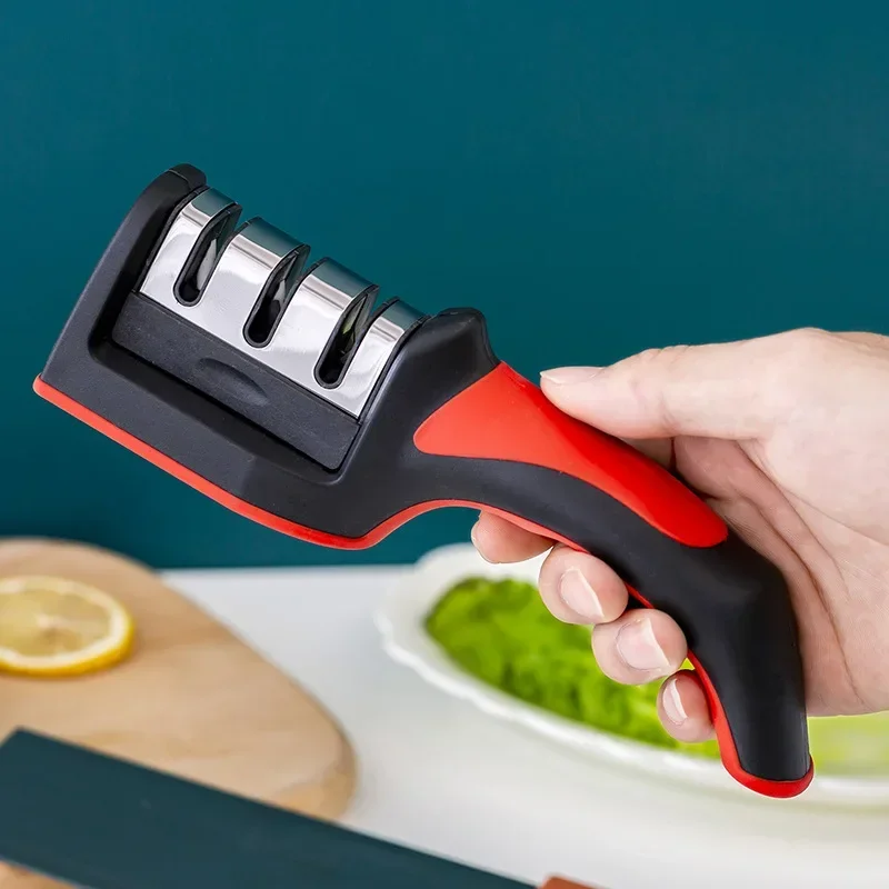 3 Segment Knife Sharpener Kitc - Kitchen Gadgets Needed ulasan dan harga