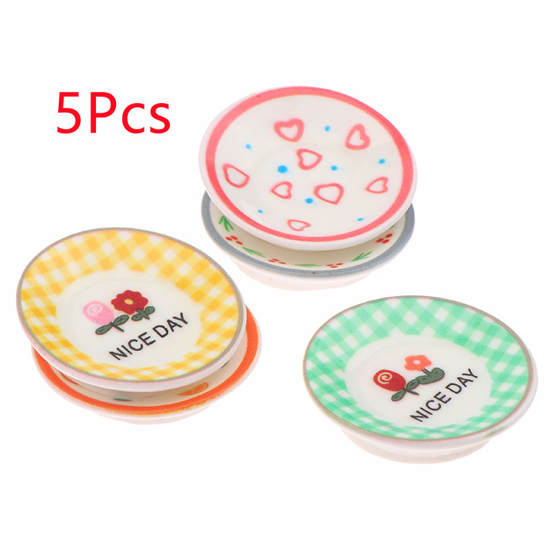 5Pcs 1/12 Dollhouse Mini Plate - Kitchen Gadgets Website ulasan dan harga