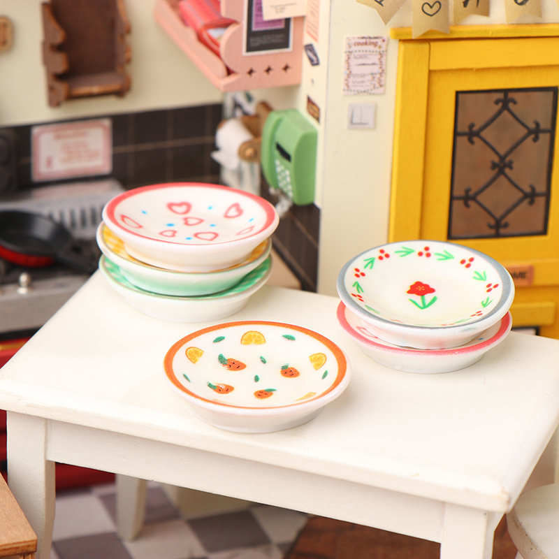 5Pcs 1/12 Dollhouse Mini Plate - Kitchen Gadgets Website ulasan dan harga