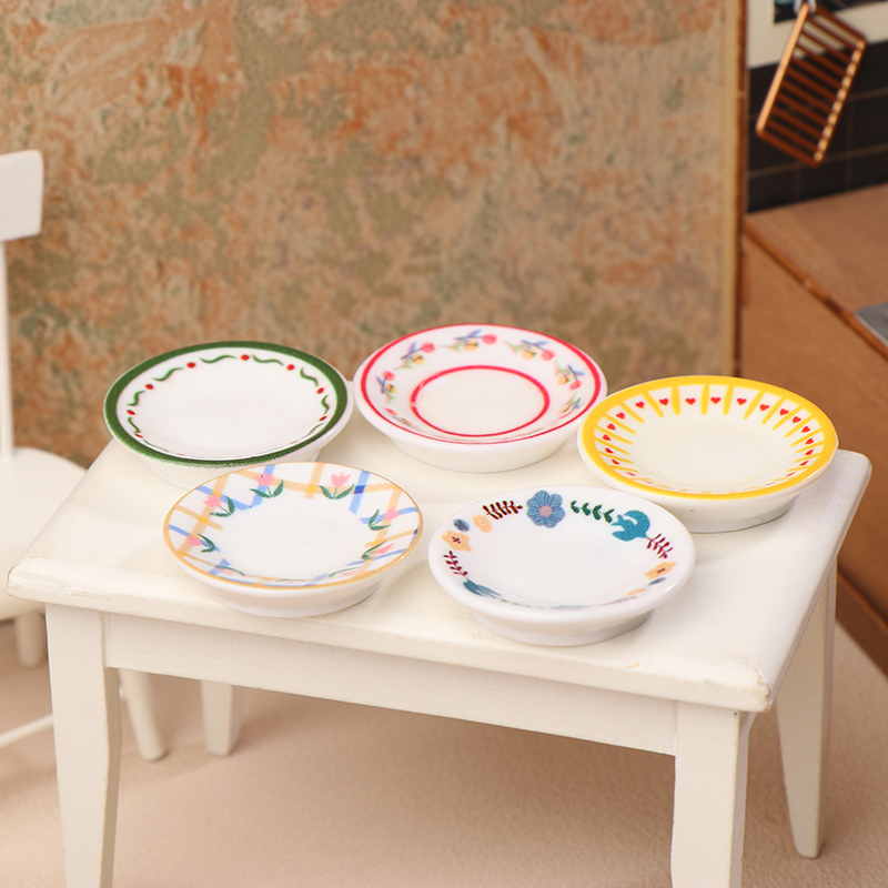 5Pcs 1/12 Dollhouse Mini Plate - Kitchen Gadgets Website ulasan dan harga