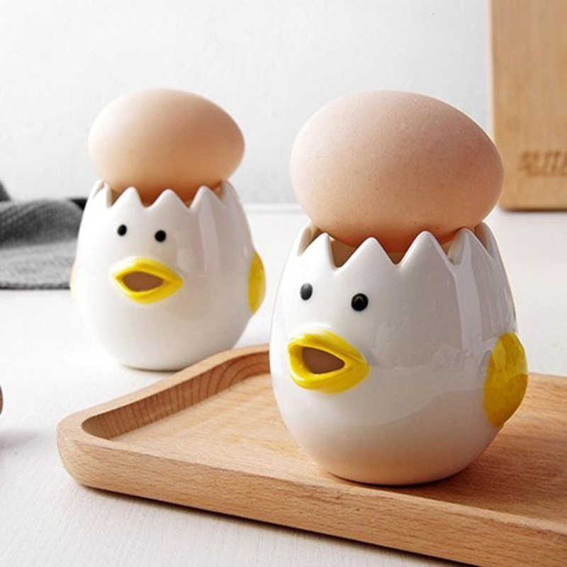 Ins Cute Ceramic Egg Separator - Egg Separator Tool ulasan dan harga