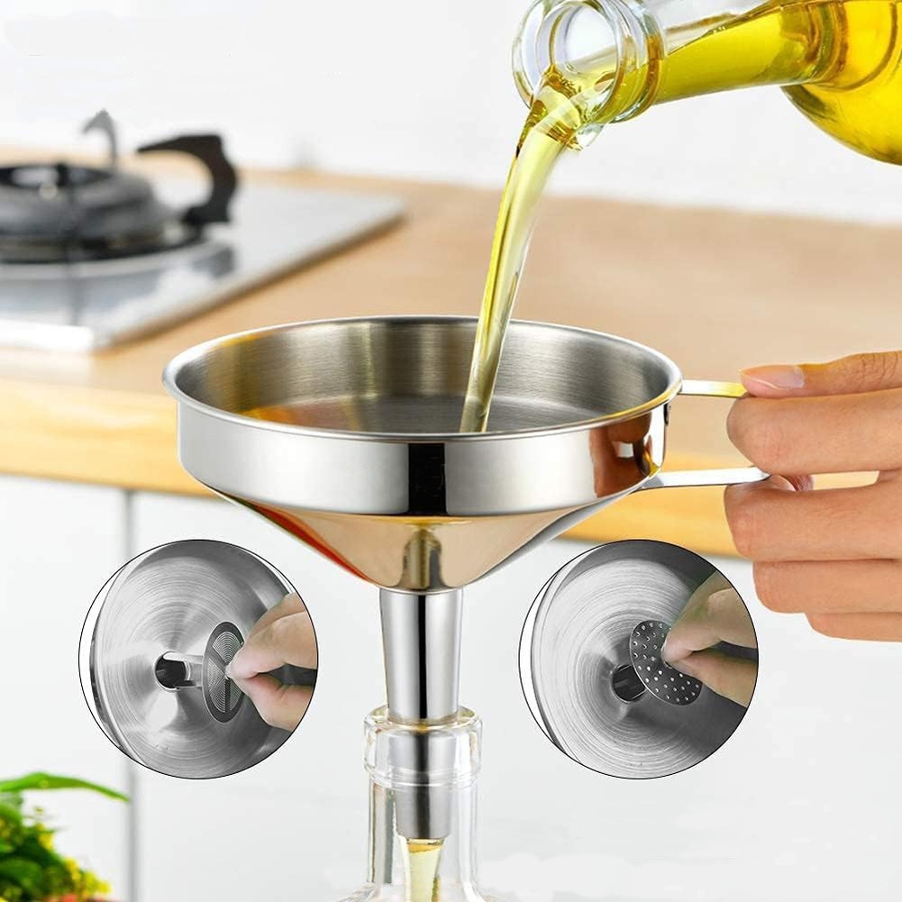1Pc Stainless Steel Cooking Oi - Kitchen Gadgets For Arthritic Hands ulasan dan harga
