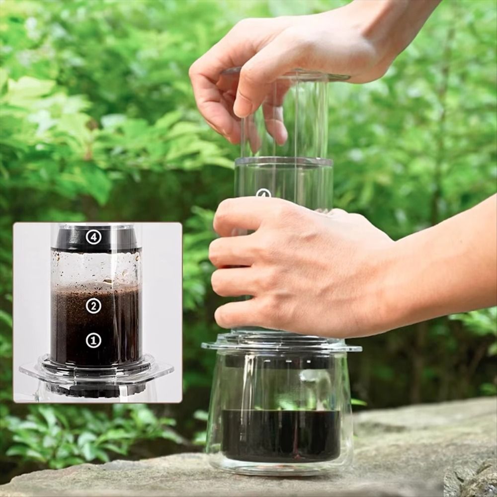 Share Pot Portable Coffee Kett - French Press Coffee Maker ulasan dan harga