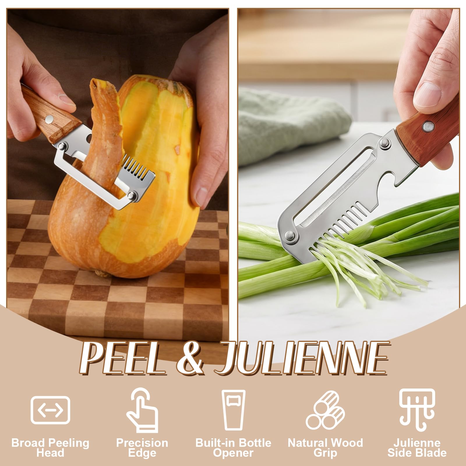 3-in-1 Vegetable Peeler with W - Vegetable Kitchen Gadgets ulasan dan harga