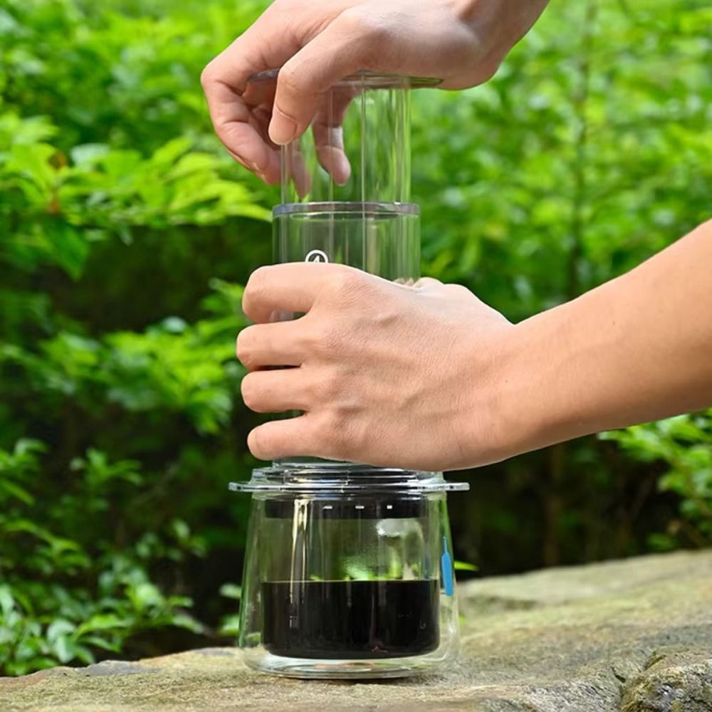 Portable Coffee Kettle French  - French Press Coffee Maker ulasan dan harga