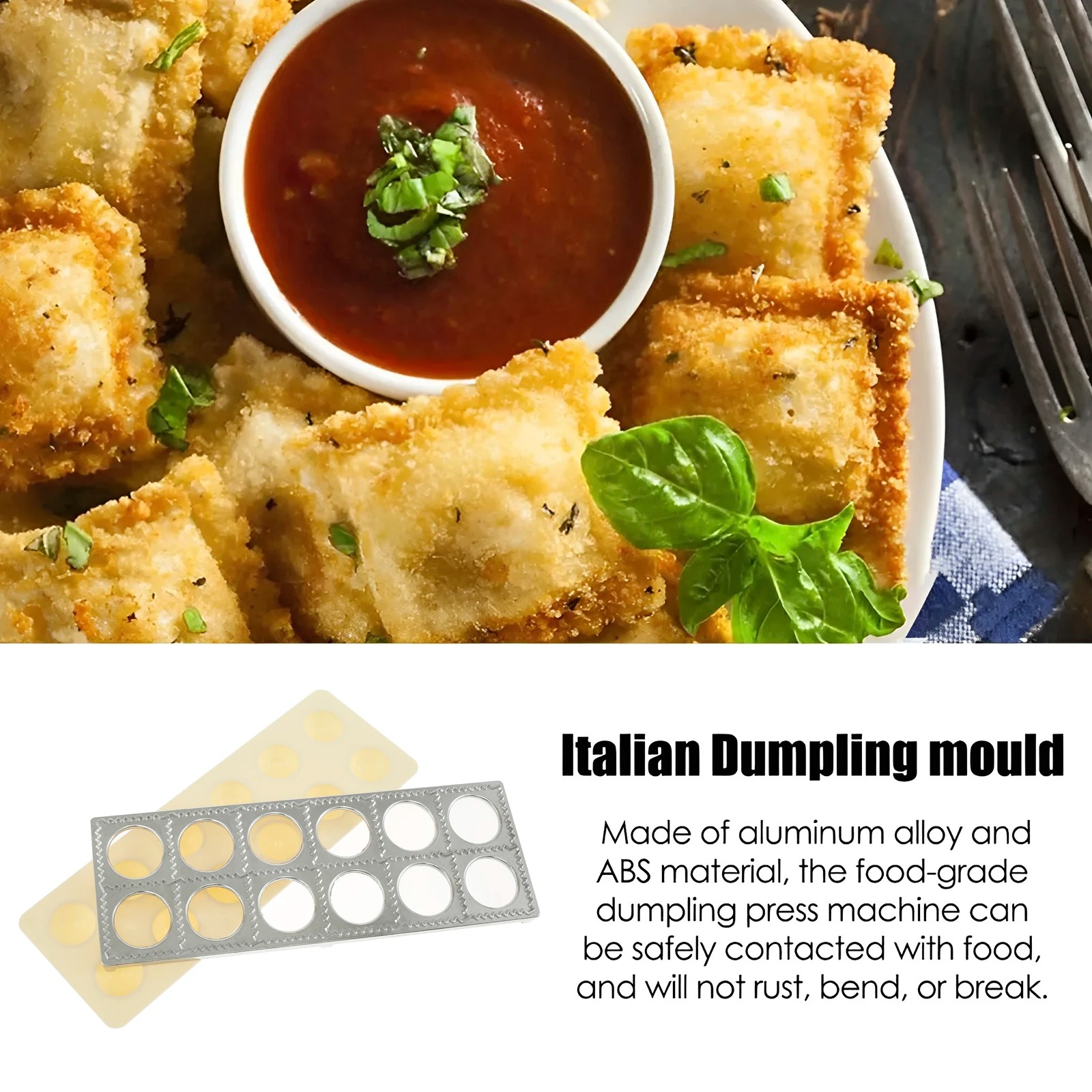 Dumpling Mold 12 Holes Ravioli - Kitchen Gadgets For Arthritic Hands ulasan dan harga