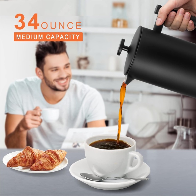 French Press Coffee Maker 34 O - French Press Coffee Maker ulasan dan harga