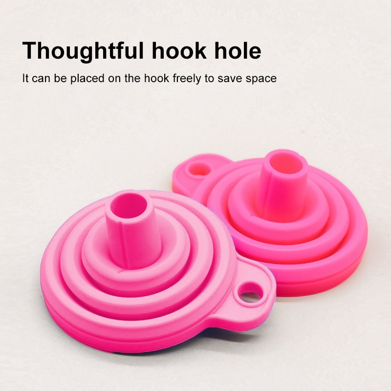 1pc Red Silicone Funnel Mini M - Kitchen Gadgets Needed ulasan dan harga