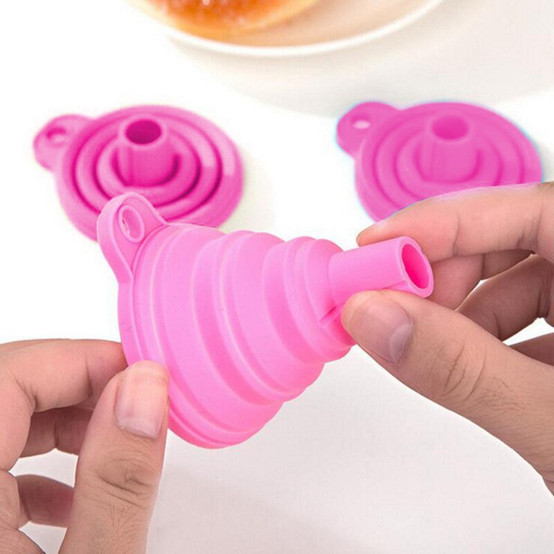 1pc Red Silicone Funnel Mini M - Kitchen Gadgets Needed ulasan dan harga