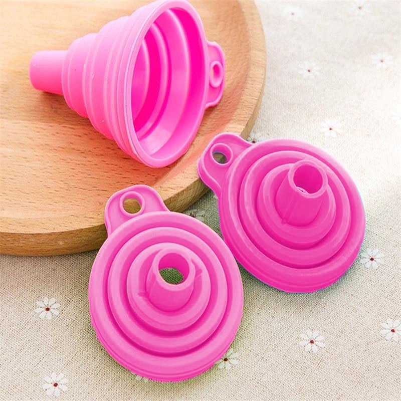 1pc Red Silicone Funnel Mini M - Kitchen Gadgets Needed ulasan dan harga