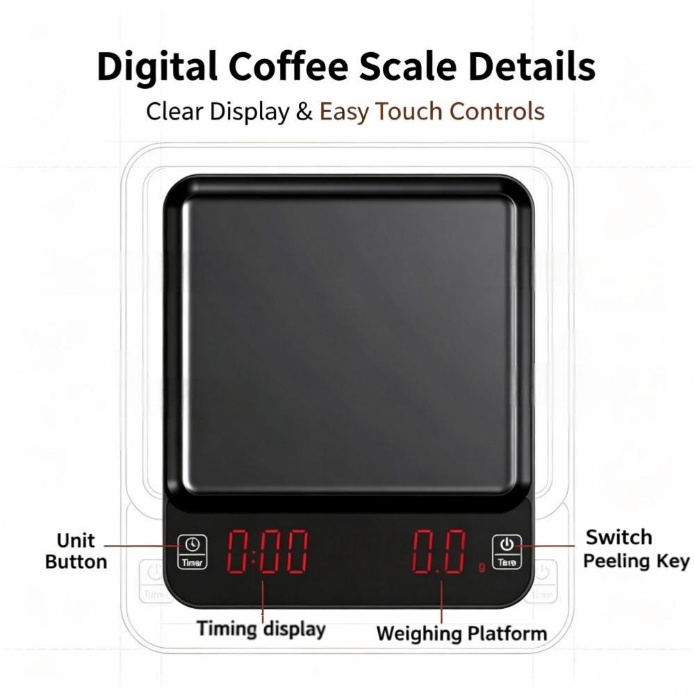 3kg/0.1g High Precision Digita - Digital Kitchen Scale ulasan dan harga