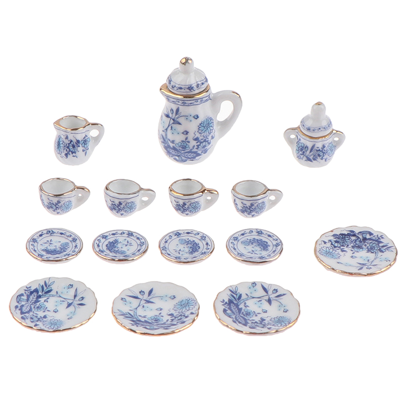 15Pcs 1:12 Miniature Porcelain - Kitchen Gadgets Kids ulasan dan harga