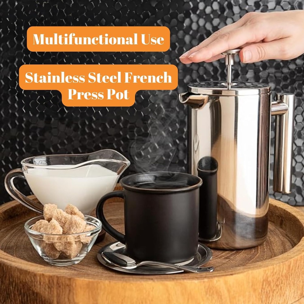 French Press Coffee Maker, 304 - French Press Coffee Maker ulasan dan harga