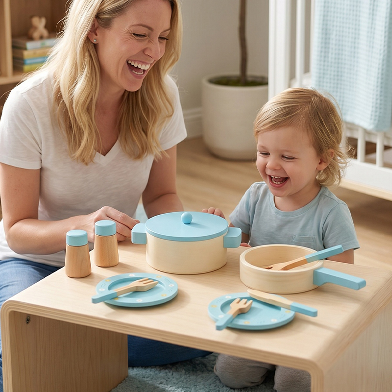Wooden Kitchen Play Set for Ki - Kitchen Gadgets Kids ulasan dan harga