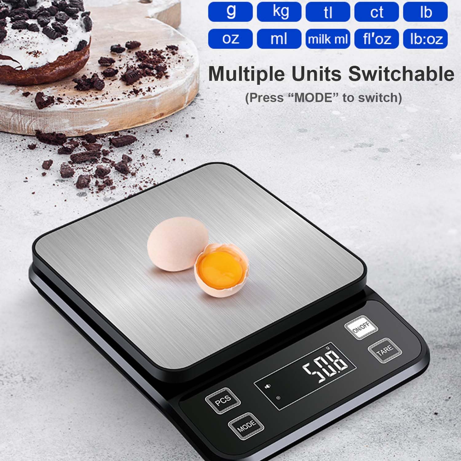 2026 New Waterproof Digital Ki - Digital Kitchen Scale ulasan dan harga