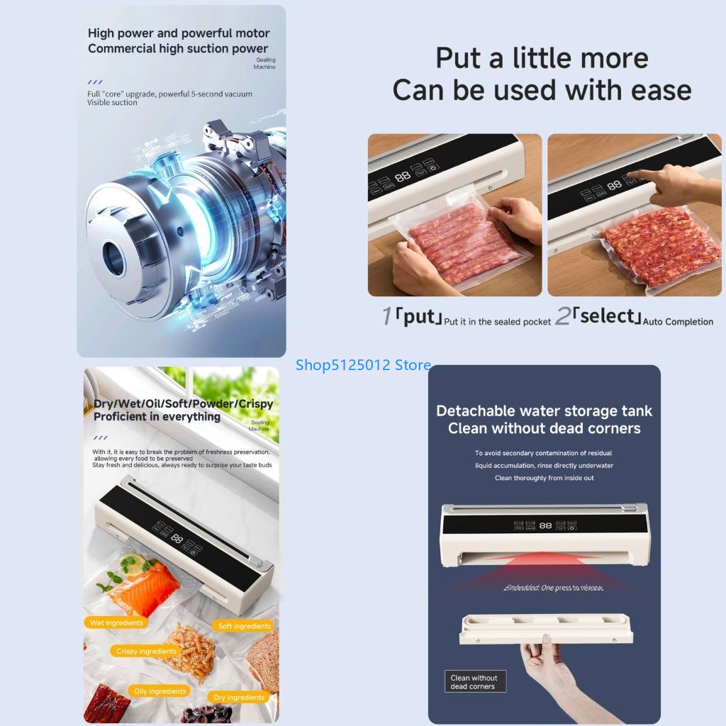G8TC Double Use Vacuum Sealer  - Kitchen Gadgets For Small Kitchens ulasan dan harga