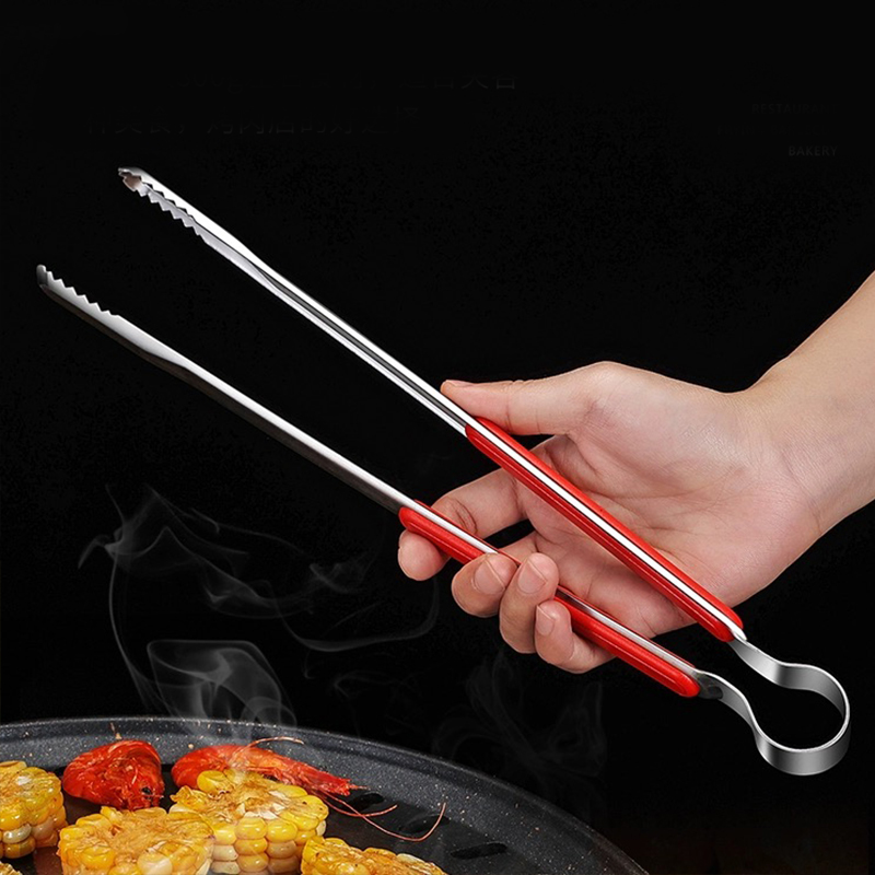 Stainless Steel BBQ Grill Tong - Kitchen Gadgets For Arthritic Hands ulasan dan harga