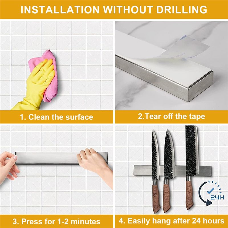 A93Z Multipurpose Magnetic Kni - Magnetic Knife Strip ulasan dan harga
