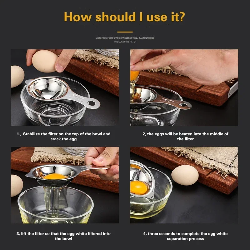 Egg White Separator 304 Stainl - Egg Separator Tool ulasan dan harga