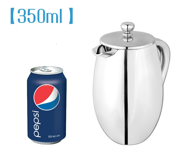 304 Stainless Steel French Pre - French Press Coffee Maker ulasan dan harga