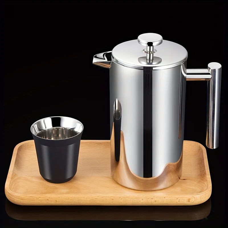 Elegant 350ml Stainless Steel  - French Press Coffee Maker ulasan dan harga