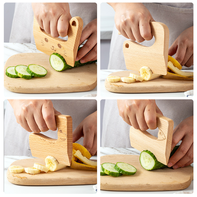 Wooden Kids Knife for Cooking  - Kitchen Gadgets Kids ulasan dan harga