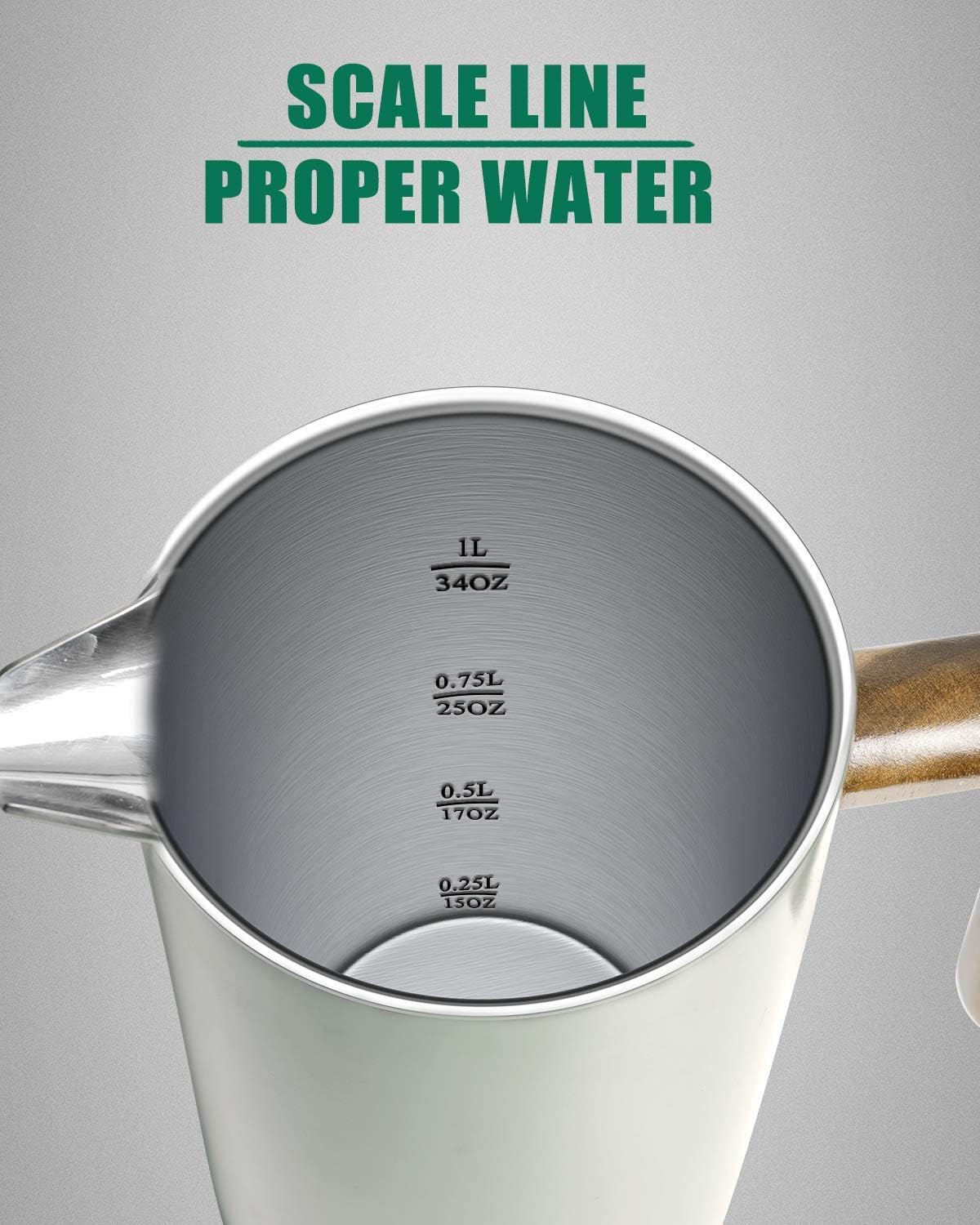 POLIVIAR 34 oz French Press Co - French Press Coffee Maker ulasan dan harga