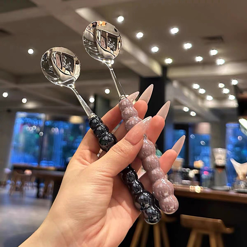 Pearl Handle Spoon Stainless S - Kitchen Gadgets Everyone Needs ulasan dan harga