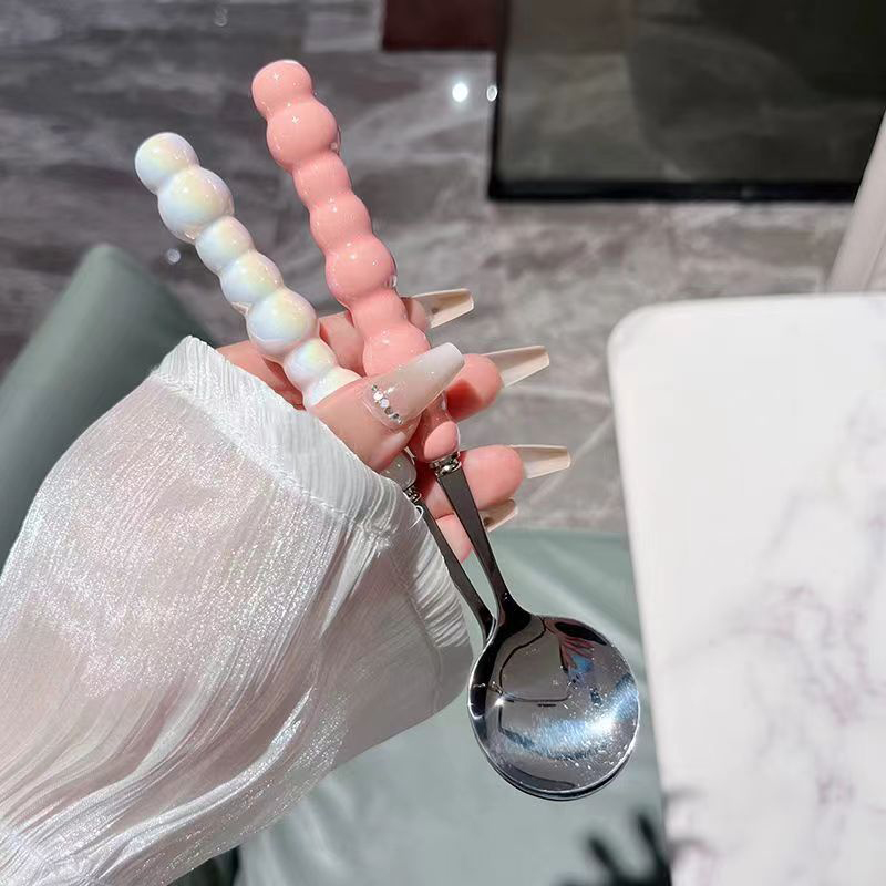 Pearl Handle Spoon Stainless S - Kitchen Gadgets Everyone Needs ulasan dan harga