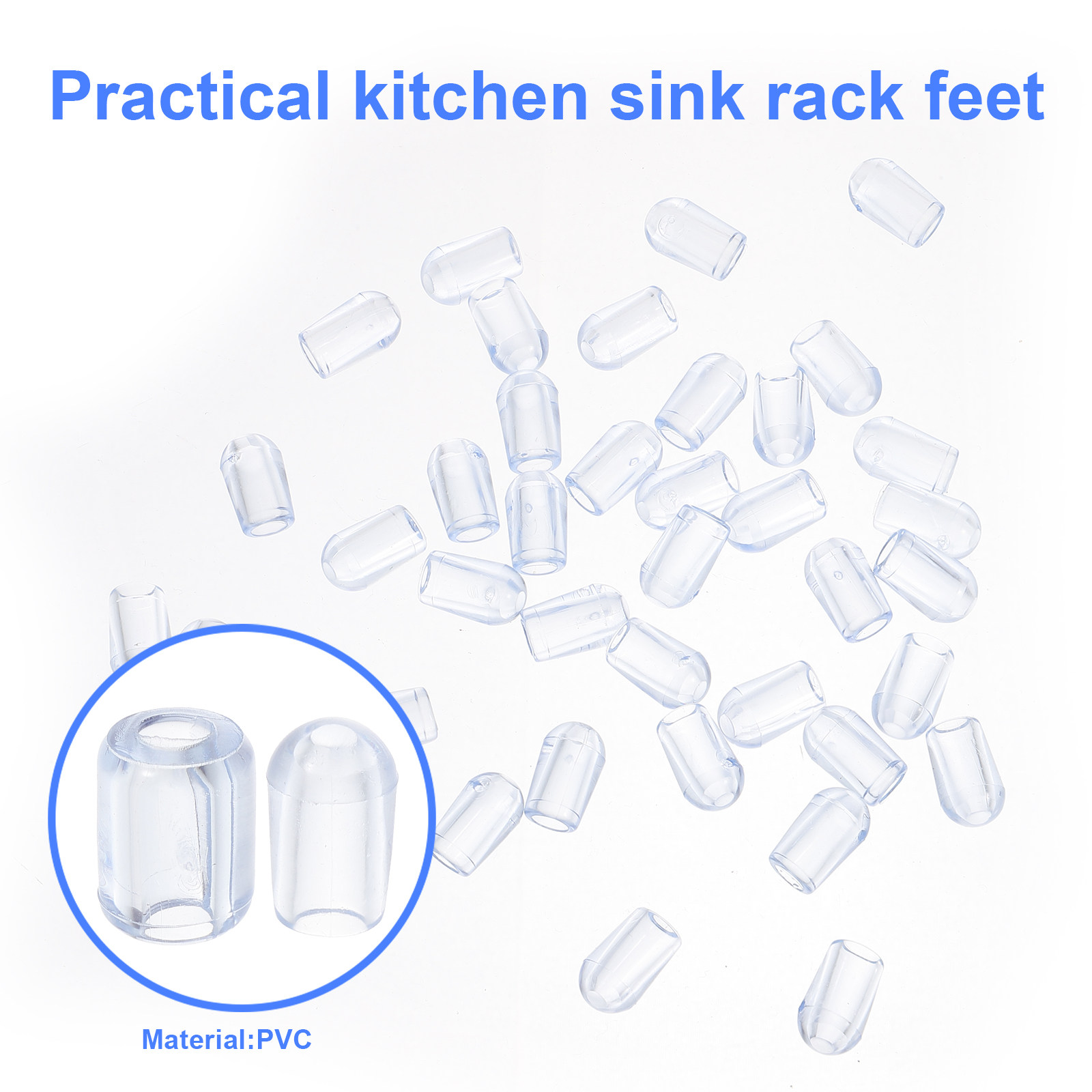80Pcs Kitchen Sink Grid Feet P - Kitchen Gadgets Website ulasan dan harga
