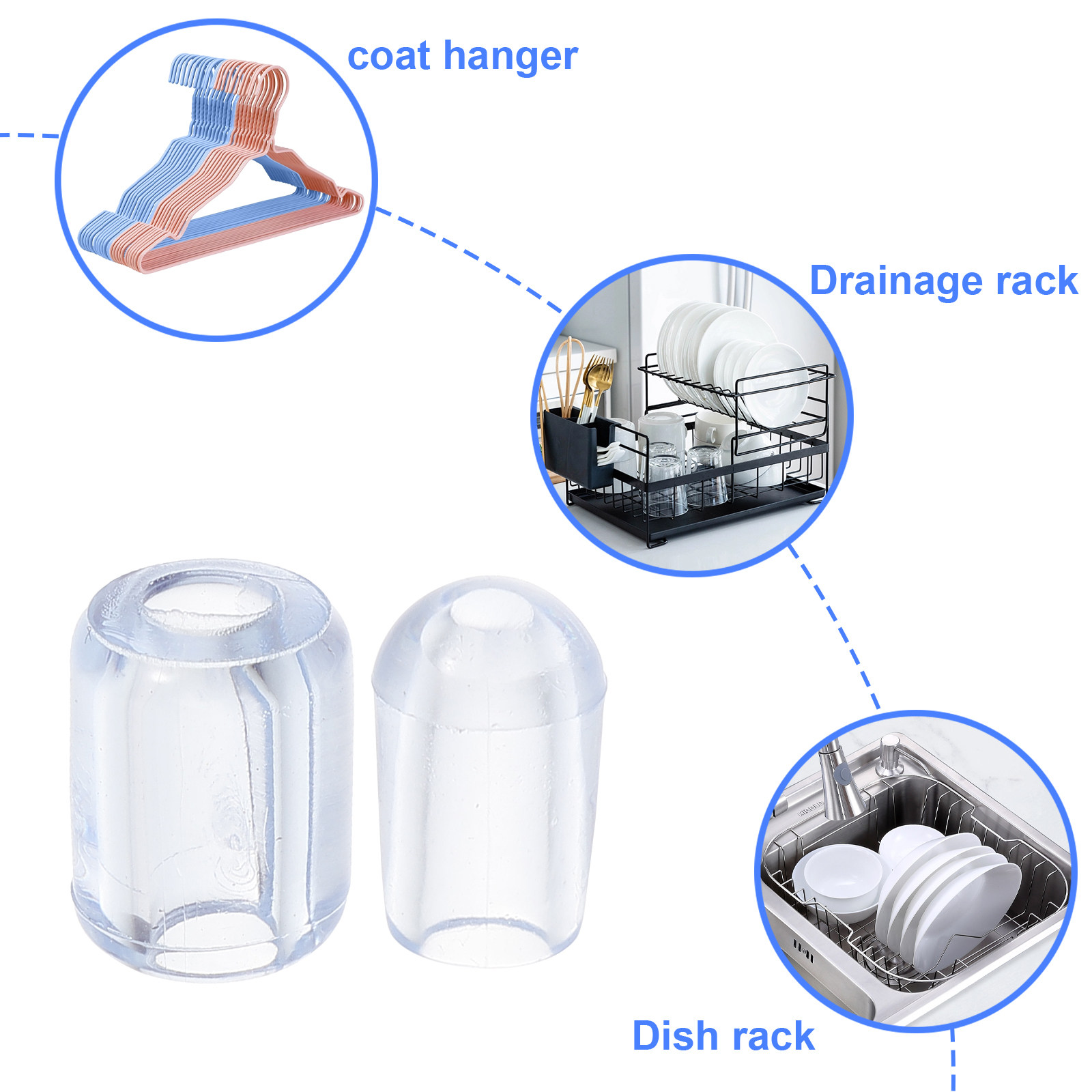 80Pcs Kitchen Sink Grid Feet P - Kitchen Gadgets Website ulasan dan harga
