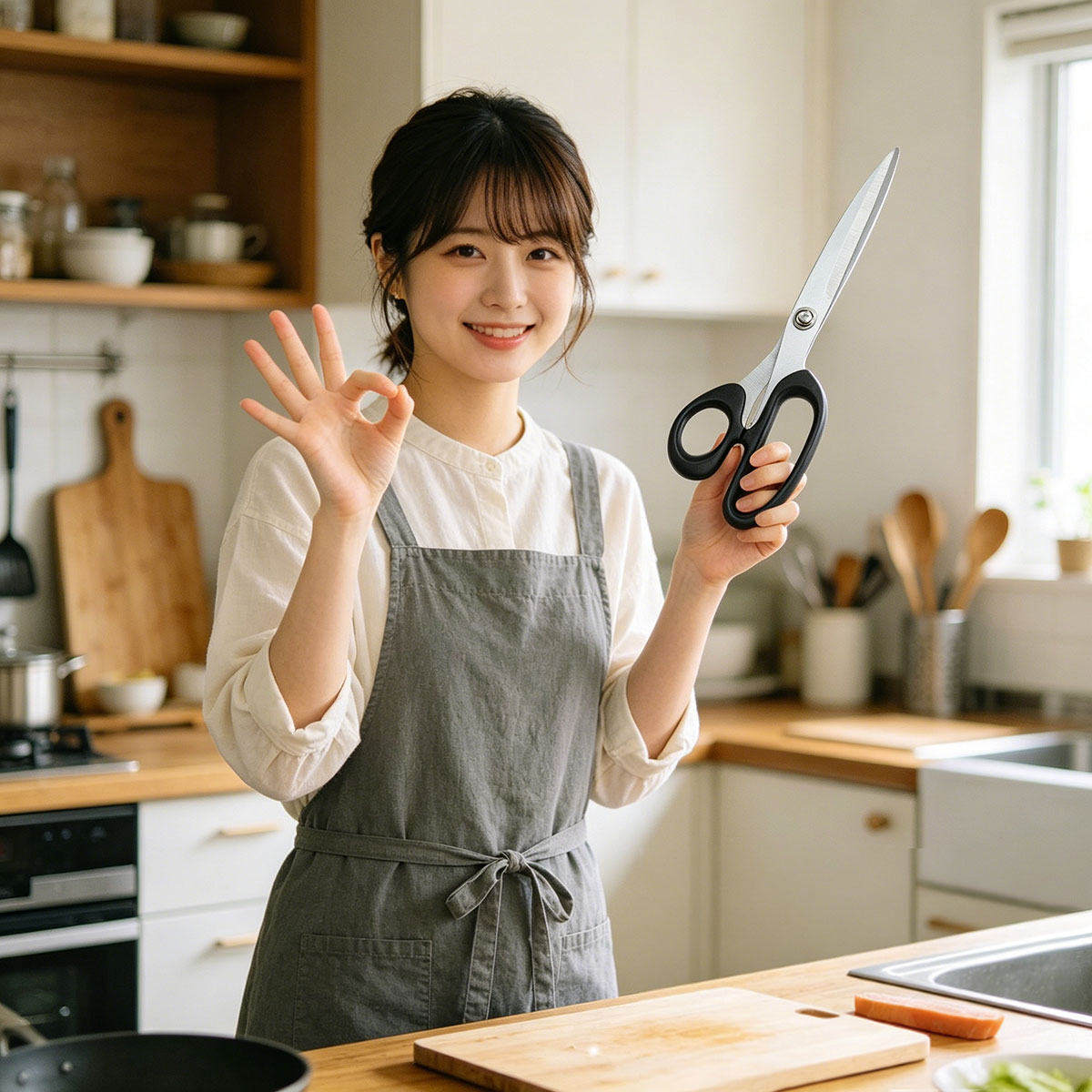 Stainless Steel Grill Shear Mu - Vegetable Kitchen Gadgets ulasan dan harga