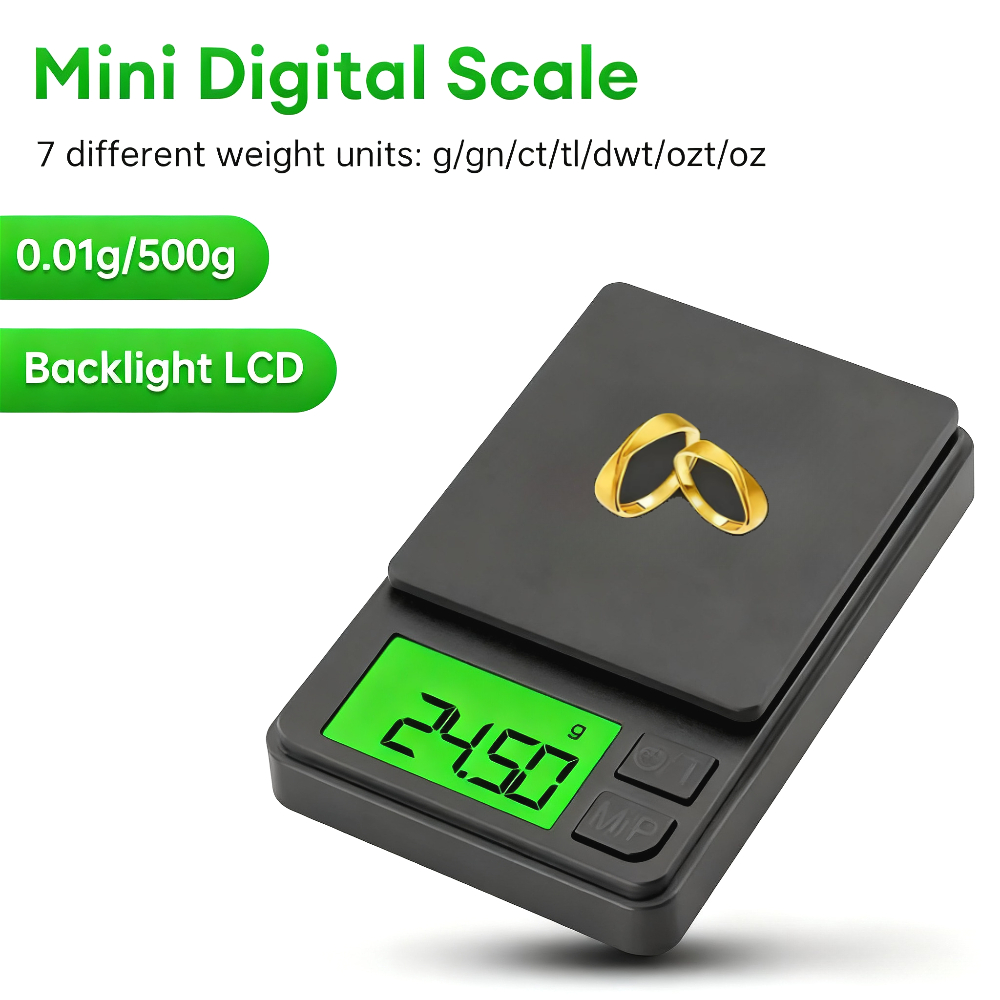 200/500/1000g 0.01g mini digit - Digital Kitchen Scale ulasan dan harga