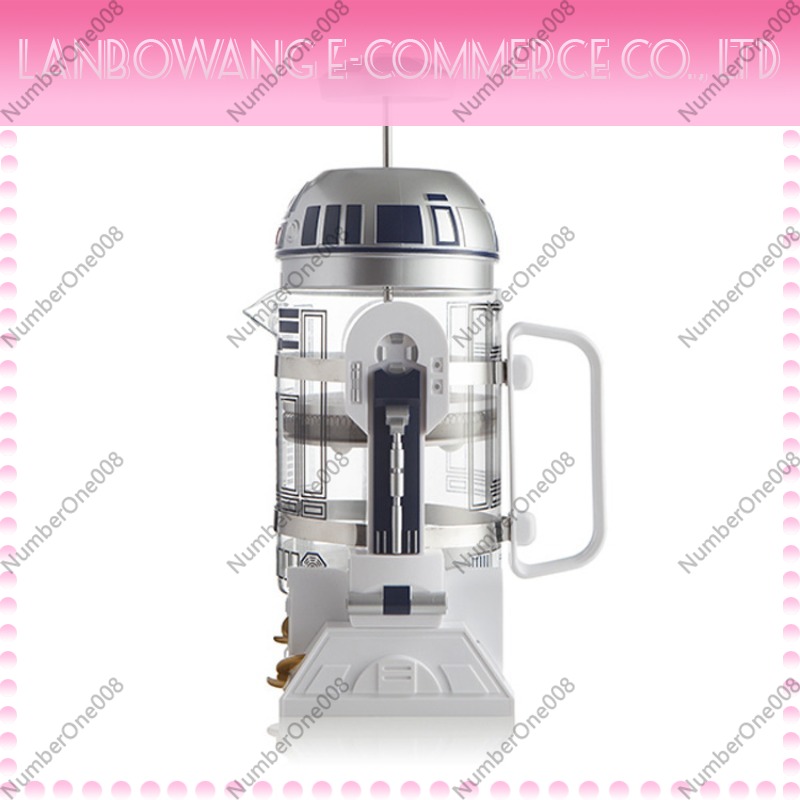 Creative R2D2 Robot Shape Mini - French Press Coffee Maker ulasan dan harga