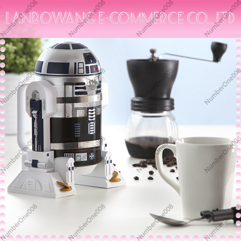 Creative R2D2 Robot Shape Mini - French Press Coffee Maker ulasan dan harga