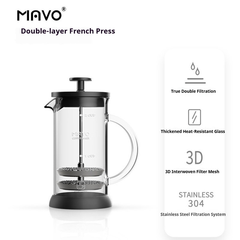 MAVO French Press Coffee Maker - French Press Coffee Maker ulasan dan harga