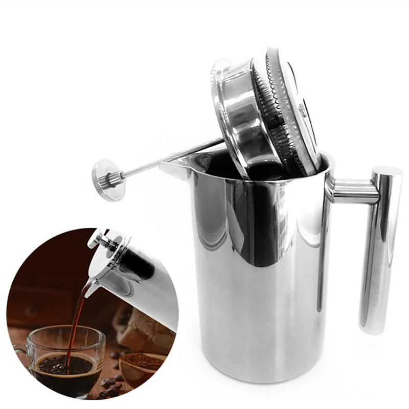 Double Walled Insulated Coffee - French Press Coffee Maker ulasan dan harga